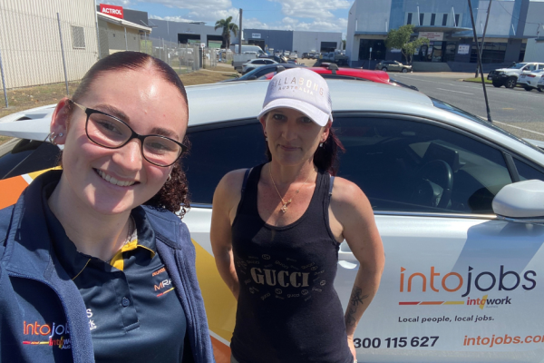 Casey and Lisa community support IntoJobs